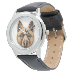 Montre Chien belge Malinoi 3D inspiré