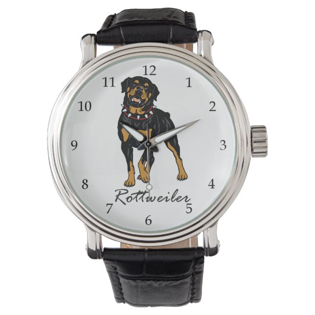 Montre chien de rottweiler (devant)