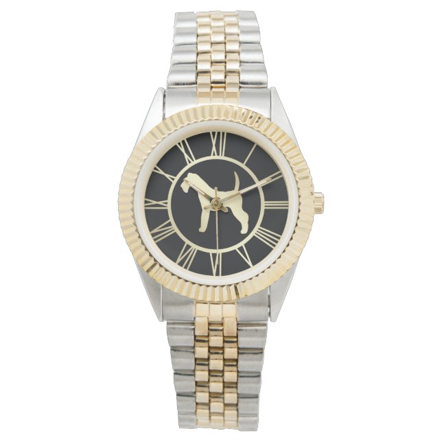 Montre Chien d'or Airedale (devant)