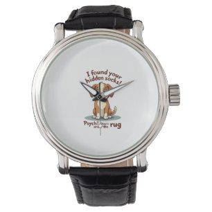 Montre Chien Drôle Chaussettes Cachées Citation Vintage D