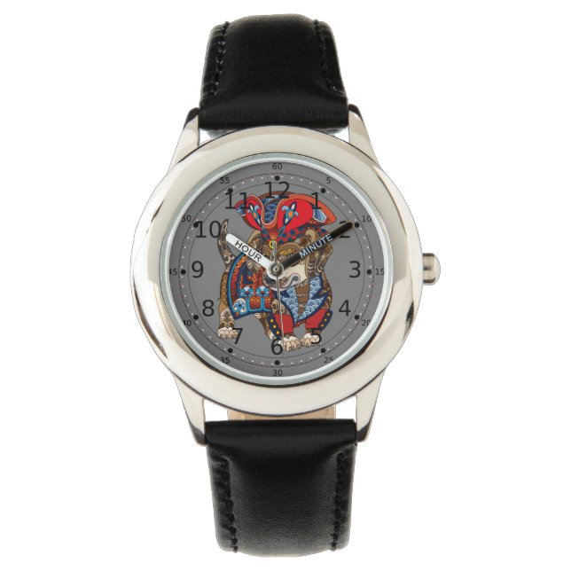 Montre chien pirate  (devant)