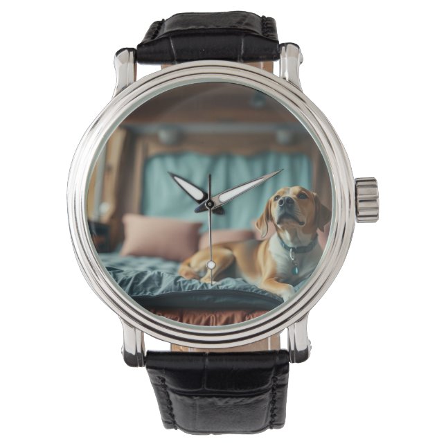 Montre Chien sur Lit (devant)