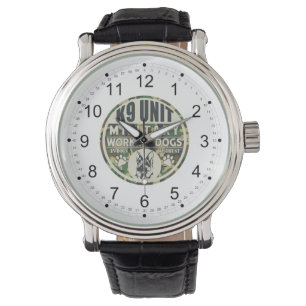 Montre Chiens de travail de l'unité K9 militaire
