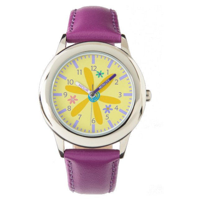 Montre Chiffre Crazy Daisy Kids (devant)