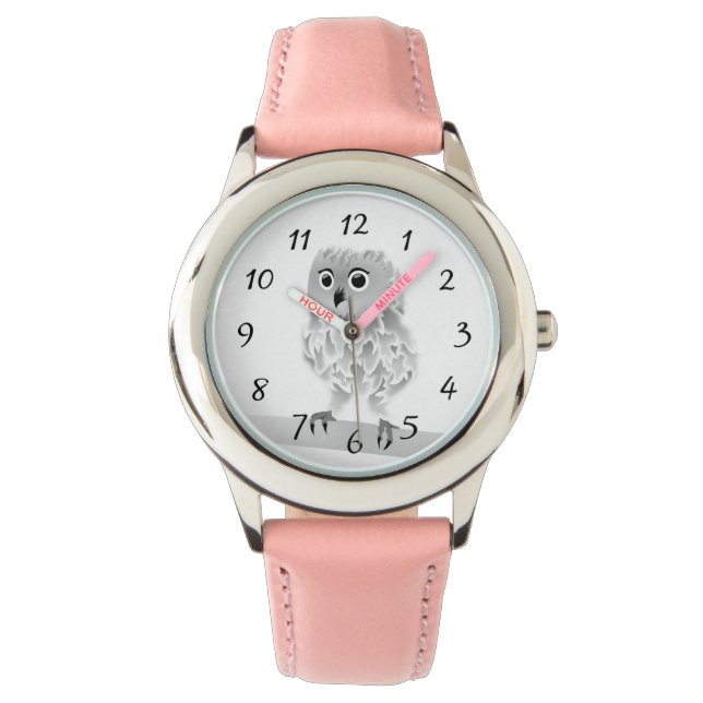 Montre Chiffres de choux blancs (devant)