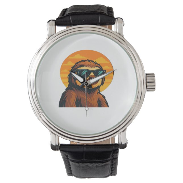 Montre Chill Slots avec lunettes de soleil - Retro Sunset (devant)