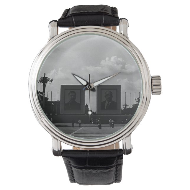 Montre Chine vintage Pekin Tiananmen carré (devant)