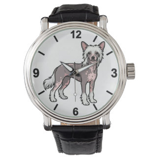 Montre Chinese Crested Dog Wrist Watch Stylish Pet