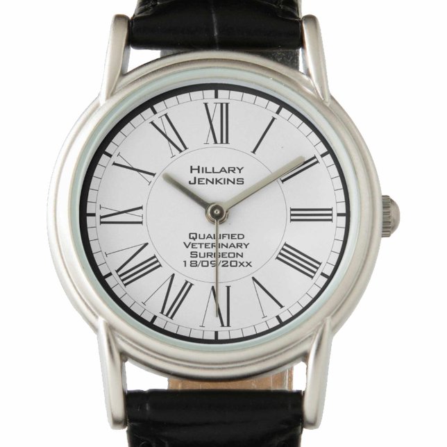Montre Chirurgien vétérinaire qualifié avec surveillance  (Créateur téléchargé)