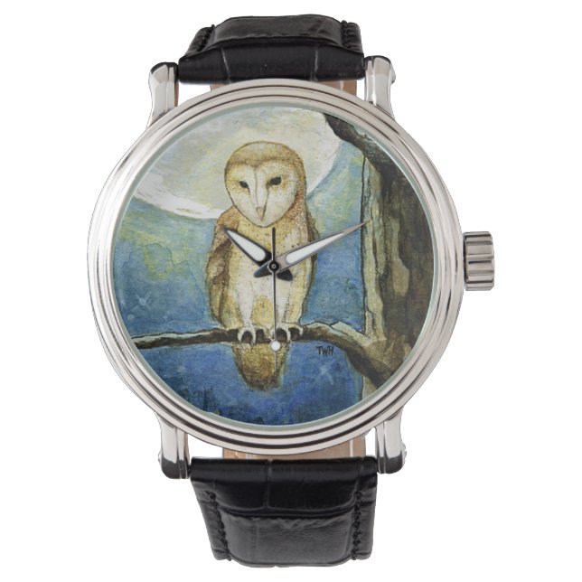 Montre Chouette Lune (devant)