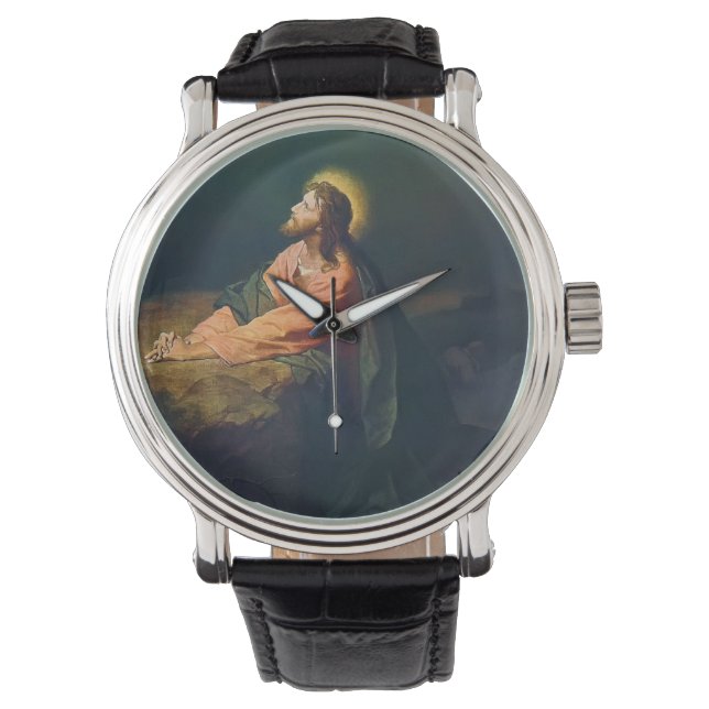 Montre Christ dans le jardin de Gethsémani Peinture chrét (devant)