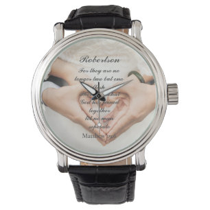 Montre Christian Scripture Mariage Photo