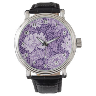 Montre Chrysanthemum Purple, William Morris