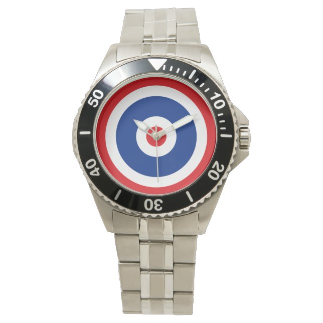 Montre Cible du drapeau thaïlandais (devant)