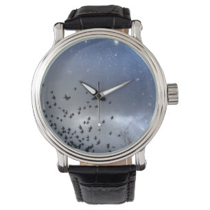 Montre Ciel étoilé bleu