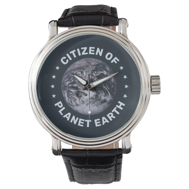 Montre Citoyen de Planet Earth Watch (devant)