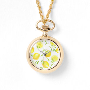 Montre Citrons et feuilles