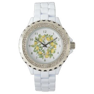 Montre Citrons vert jaune vert