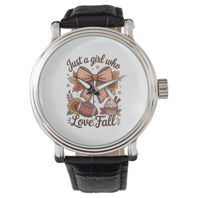 Montre Citrouille du pays de la chemise d'orignaux (devant)
