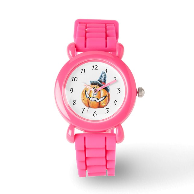 Montre Citrouille Halloween (Recto)
