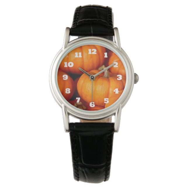 Montre Citrouilles Orange (devant)