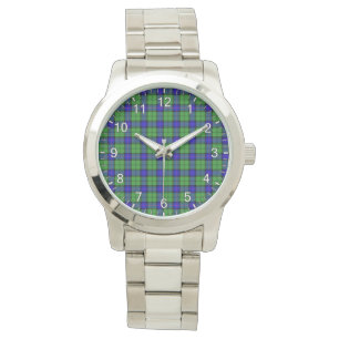 Montre Clan Armstrong Plaid Tartan Plaid Classic Sans Tem