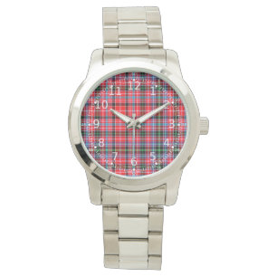 Montre Clan classique intemporel Aberdeen Plaid Tartan Ca