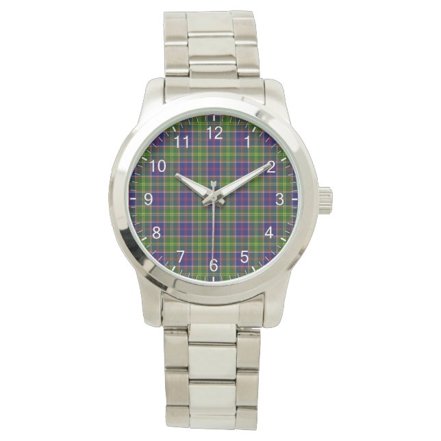 Montre Clan classique intemporel Ayrshire Tartan Plaid Ca (devant)