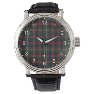 Montre Clan classique intemporel Braveheart Tartan Plaid 