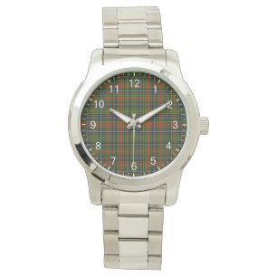 Montre Clan classique intemporel Brisbane Tartan Plaid Ca