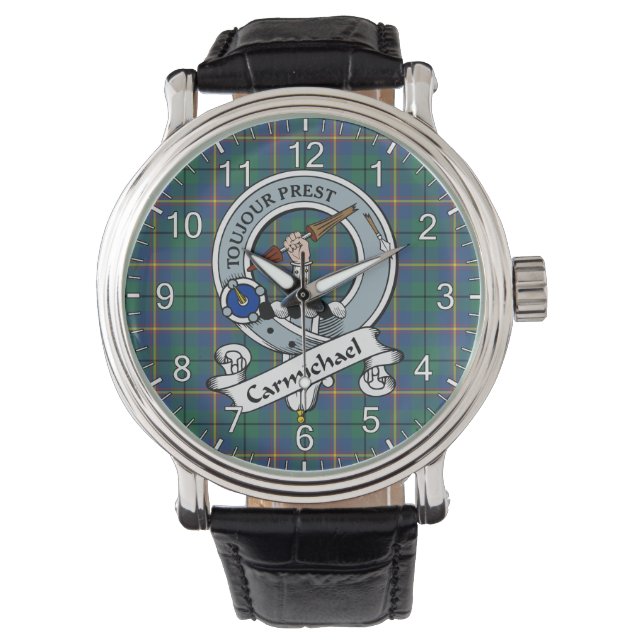 Montre Clan classique intemporel Carmichael Ancien Badge  (devant)