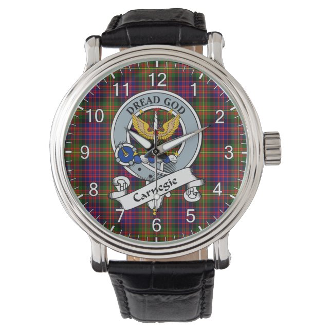 Montre Clan classique intemporel Carnegie Insigne moderne (devant)