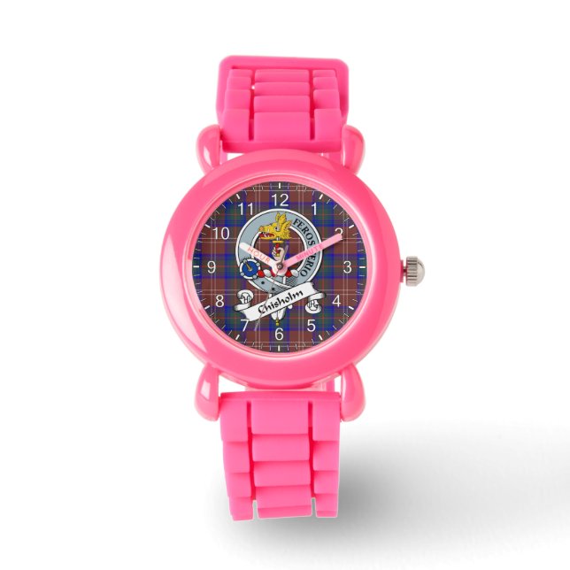 Montre Clan classique intemporel Chisholm Chasse Badg mod (Recto)