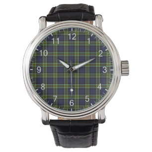 Montre Clan classique intemporel Colquhoun moderne Tartan