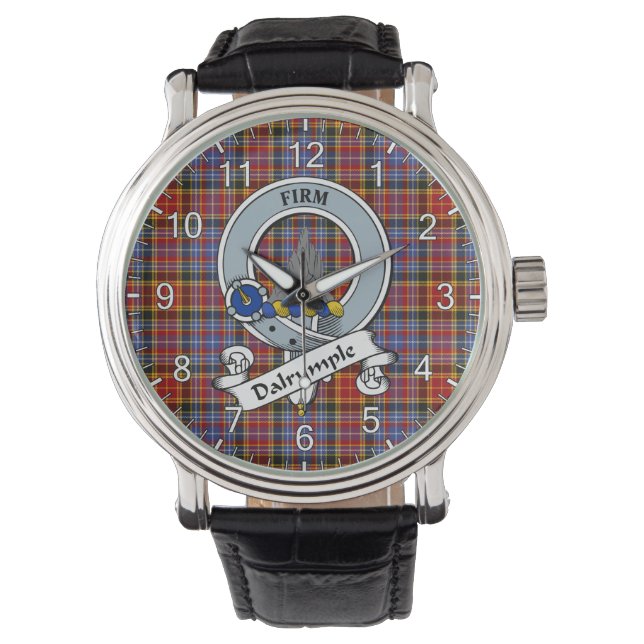 Montre Clan classique intemporel Dalrymple Panier de Badg (devant)