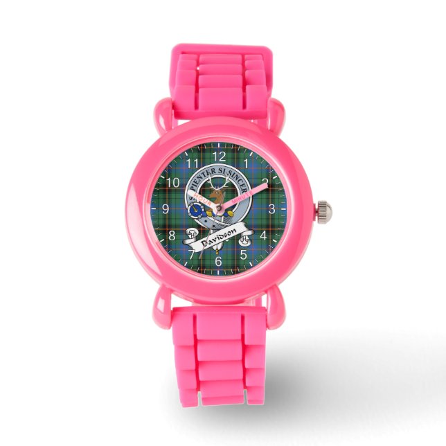 Montre Clan classique intemporel Davidson Ancien insigne  (Recto)