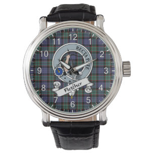 Montre Clan classique intemporel Fletcher Insigne moderne