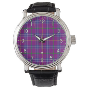 Montre Clan classique intemporel Jackson Tartan Plaid Cad