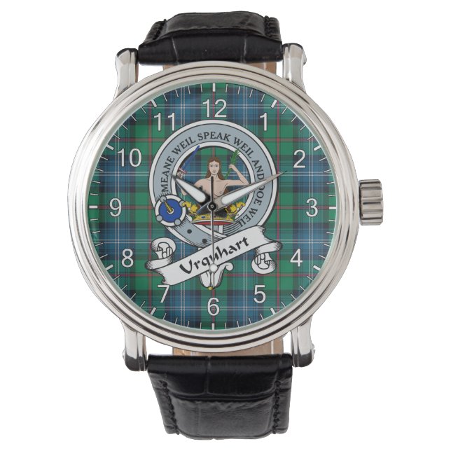 Montre Clan classique intemporel Urquhart Ancien Badge Ta (devant)
