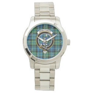 Montre Clan classique sans temps Arbuthnot Chasse Tartan 