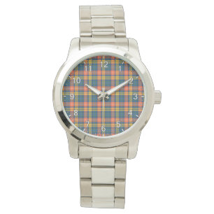 Montre Clan classique sans temps Buchanan Tartan antique