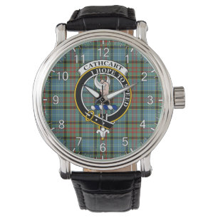 Montre Clan Classique Sans Temps Cathcart Tartan Badge Pl