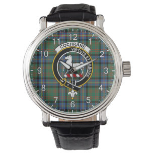 Montre Clan classique sans temps Cochrane Ancien Tartan B