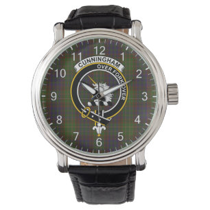Montre Clan Classique Sans Temps Cunningham Chasse Tartan