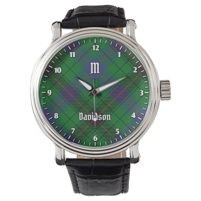 Montre Clan Davidson Tartan (devant)