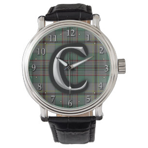 Montre Clan écossais Craig C Monogram Tartan