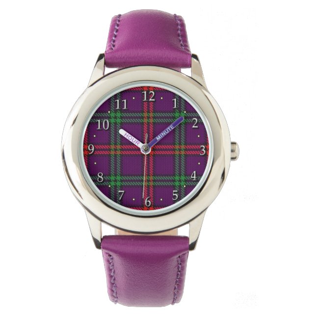 Montre Clan écossais Montgomery Famille Tartan Plaid (devant)
