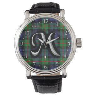Montre Clan écossais Murray Monogram Tartan
