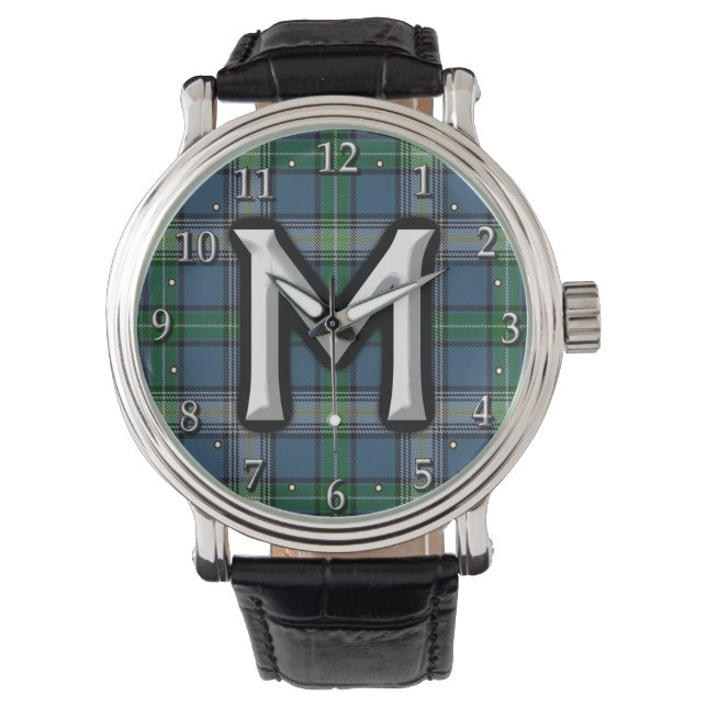Montre Clan MacDowall McDowell Letter M (devant)