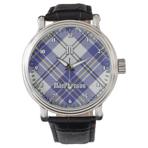 Montre Clan MacPherson robe bleue Tartan Watch